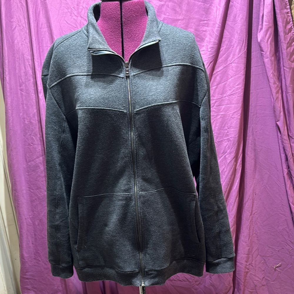 Calvin  Klein Gray Zip Up Jacket Men's Size XL, Lightweight